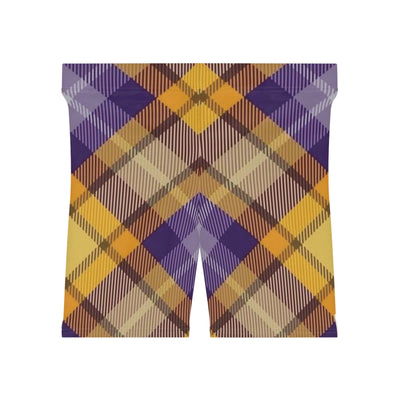 Plaid Purple Shorts