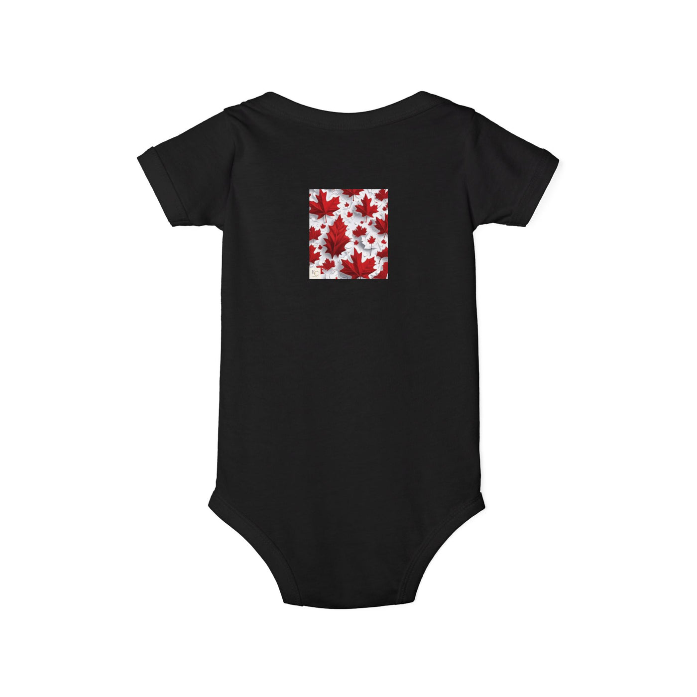 Stylish Red Maple Leaf One-Piece