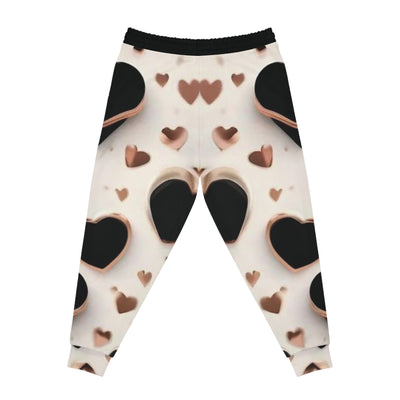 Cheetah Print Hearts Joggers