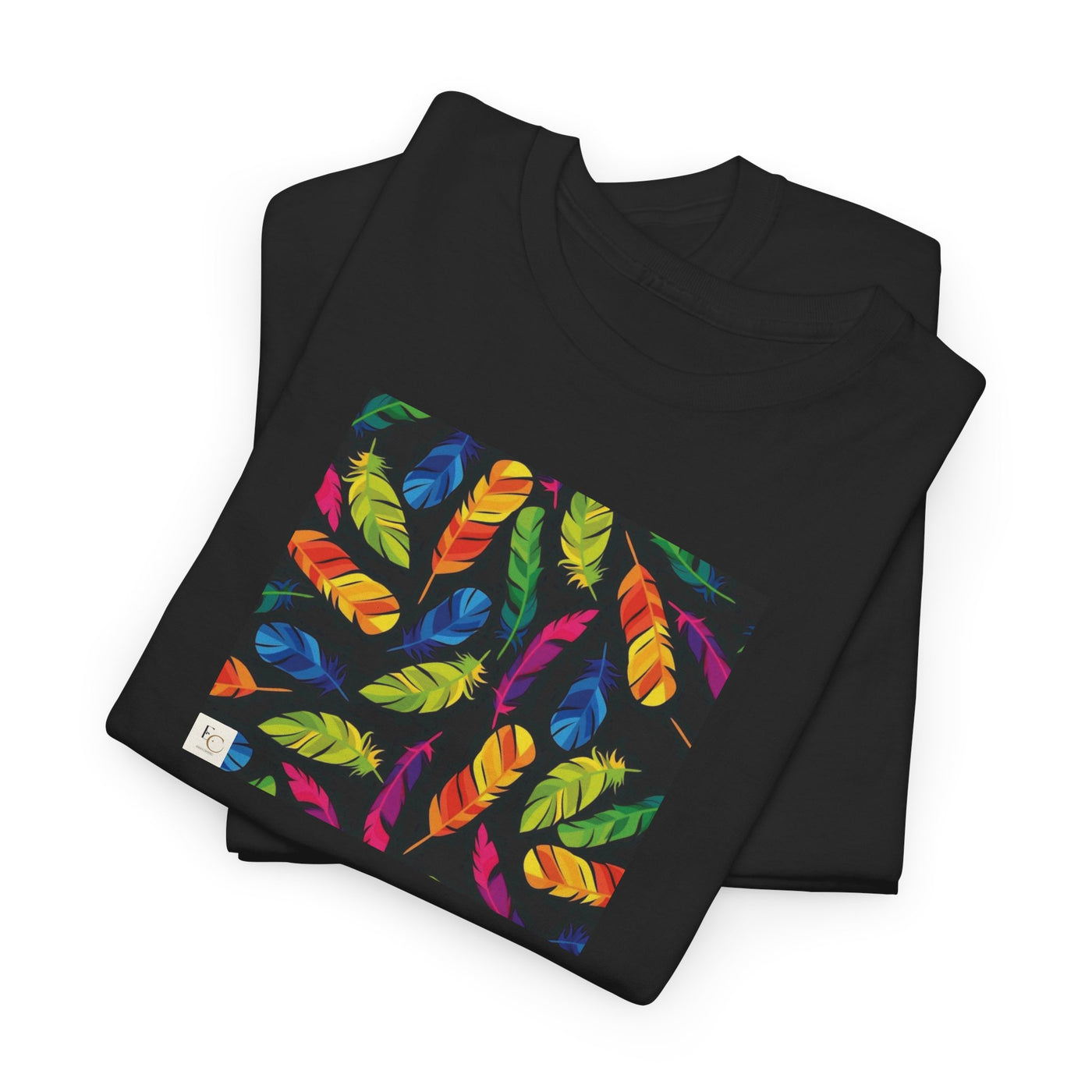 Vibrant Feather T-shirt