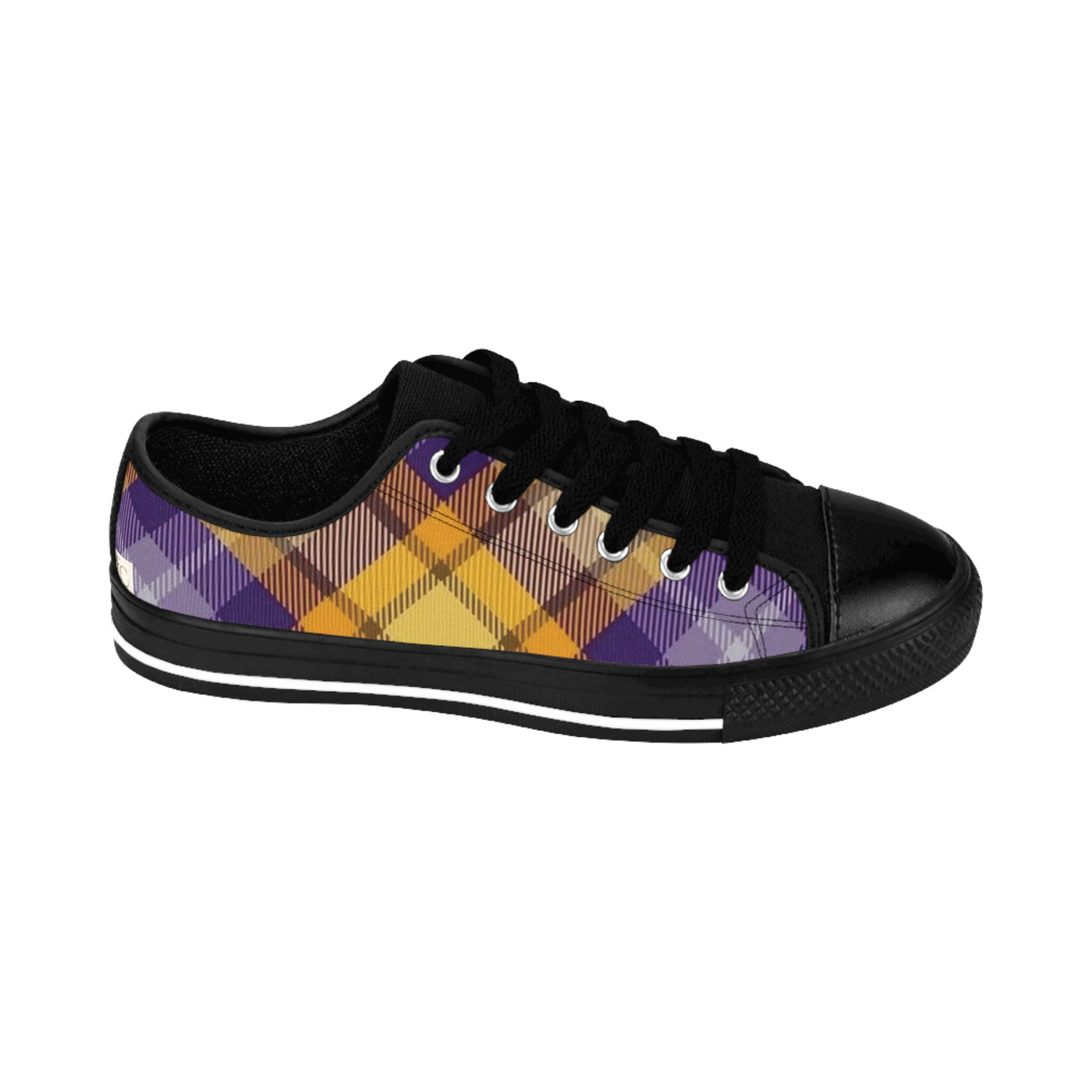 Plaid Purple Shoes