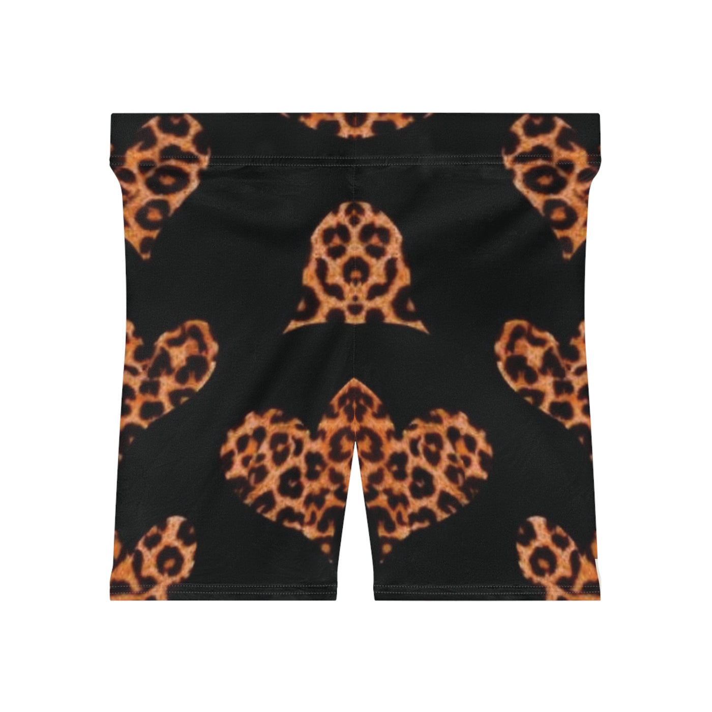 Stylish Leopard Heart Shorts