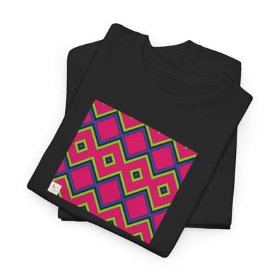 Colorful Diamond Pattern T-shirt