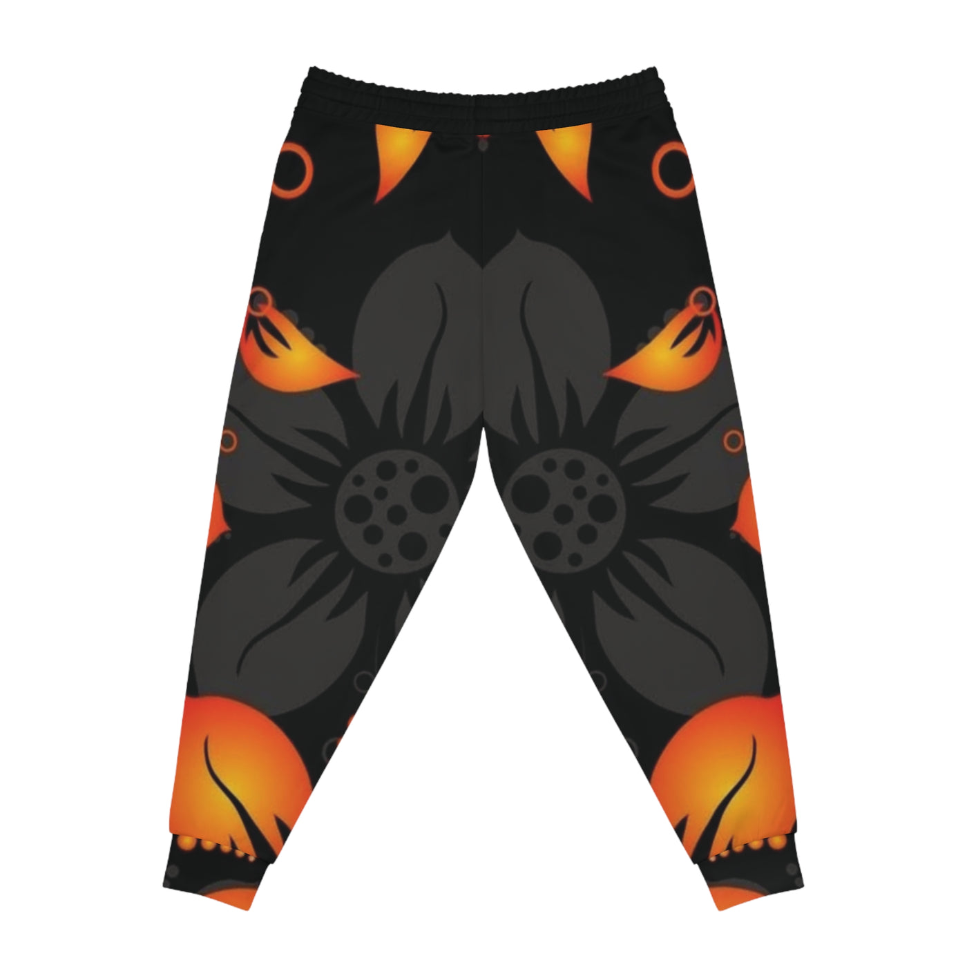 Orange Floral Joggers