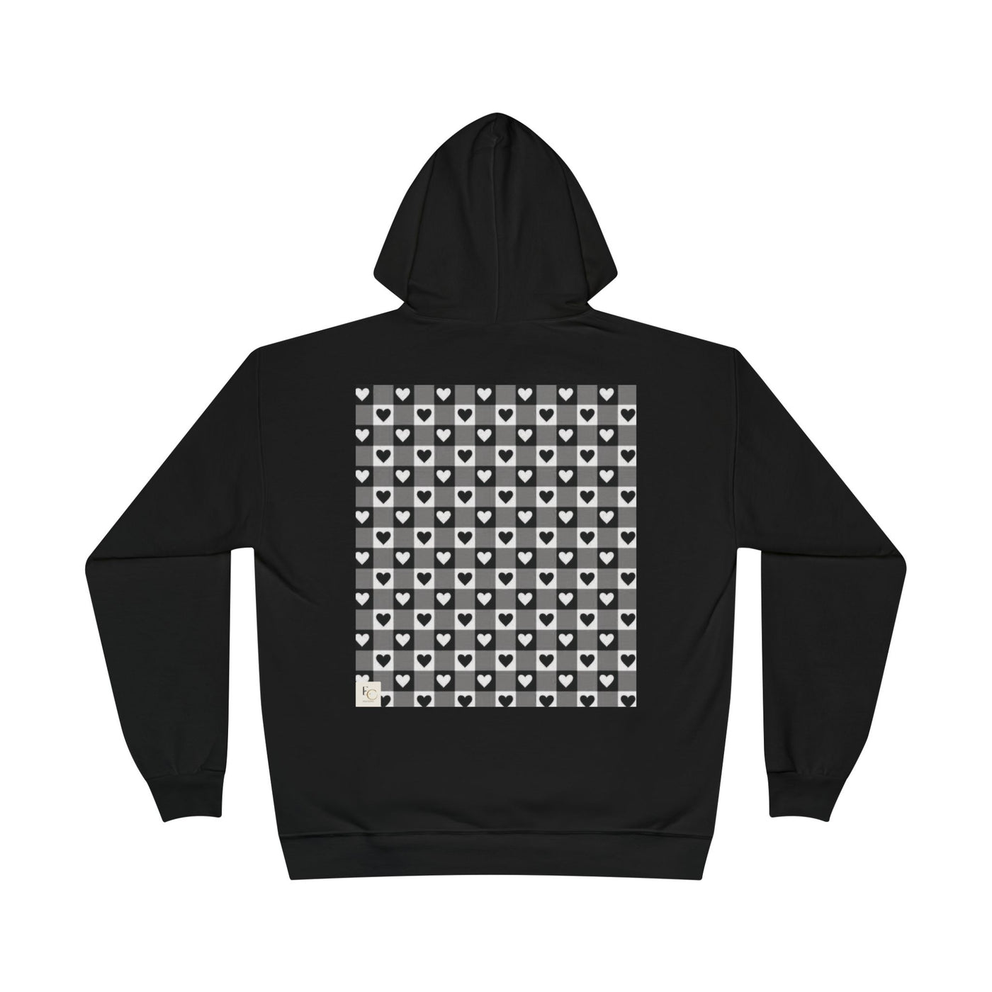Stylish Heart Pattern Hoodie