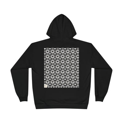 Stylish Heart Pattern Hoodie