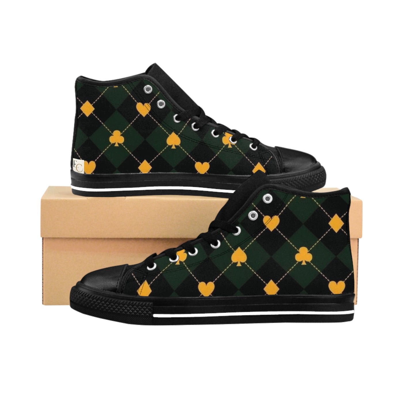 Stylish Heart Pattern Shoes