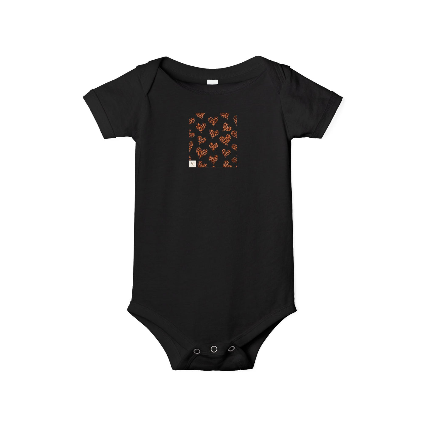 Stylish Leopard Heart One-Piece