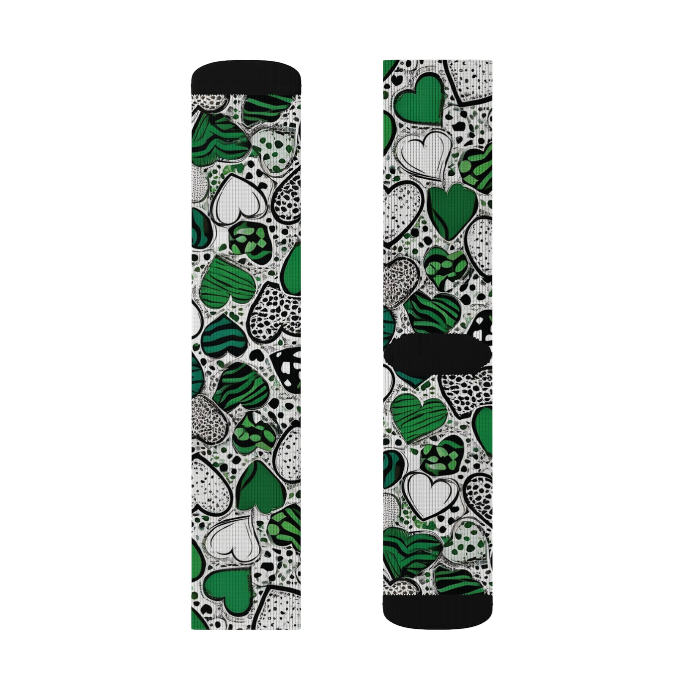 Trendy Heart Pattern Socks