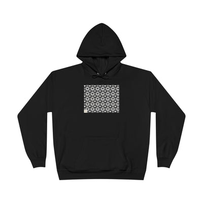 Stylish Heart Pattern Hoodie