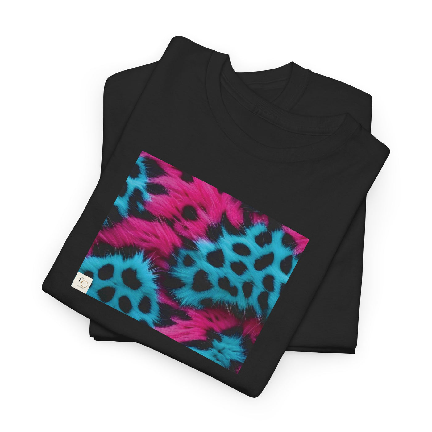 Colorful Cheetah Print T-shirt