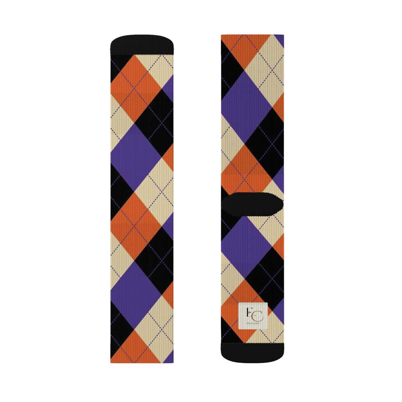 Halloween Plaid Socks