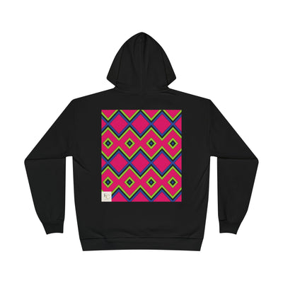 Colorful Diamond Pattern Hoodie