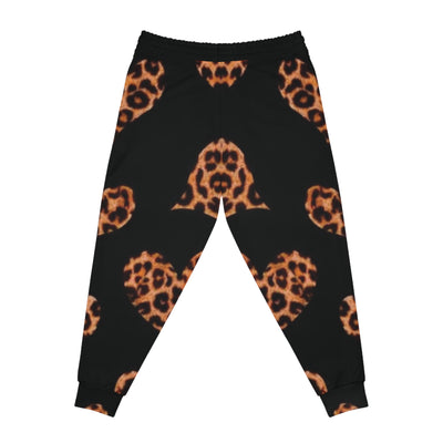 Stylish Leopard Heart Joggers