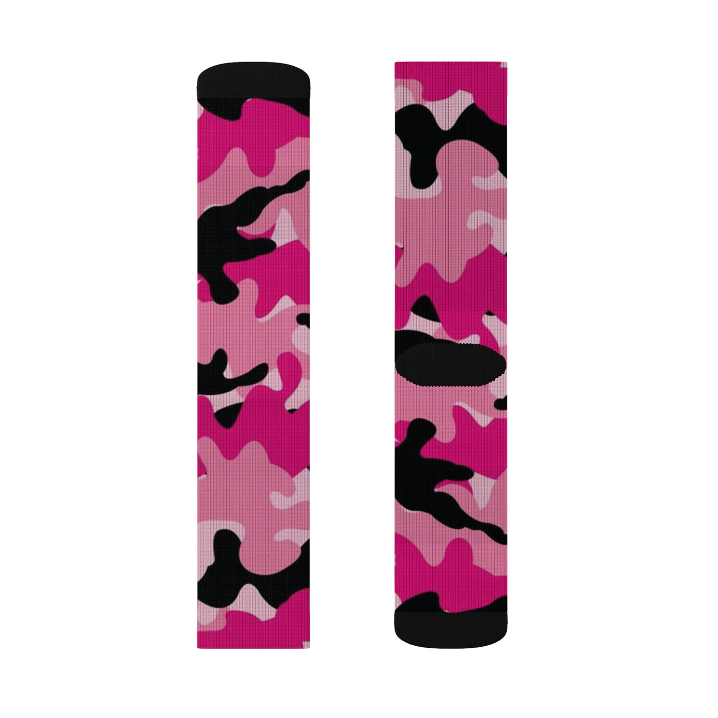 Stylish Pink Camo Socks