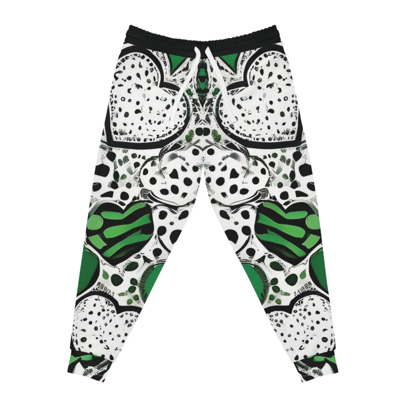 Trendy Heart Pattern Joggers