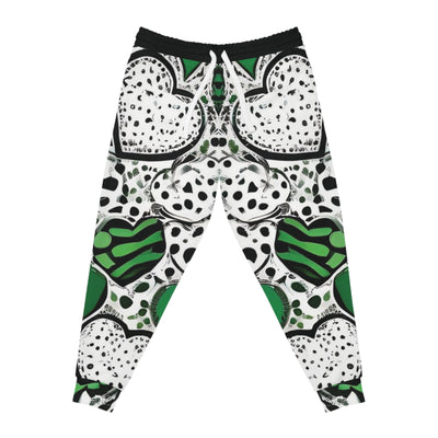 Trendy Heart Pattern Joggers