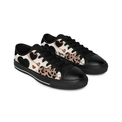 Heart Cheetah Pattern Shoes